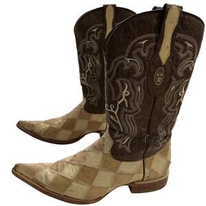 red diamond limited collection opper ostrich boots size 8